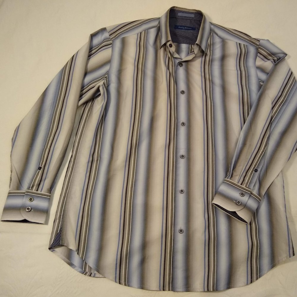 Tommy Bahama cotton/silk long sleeve shirt MEDIUM